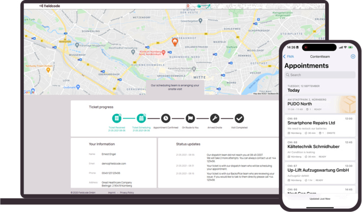 Preview of Fieldcode Field Service management software Preview of Fieldcode Field Service management software
