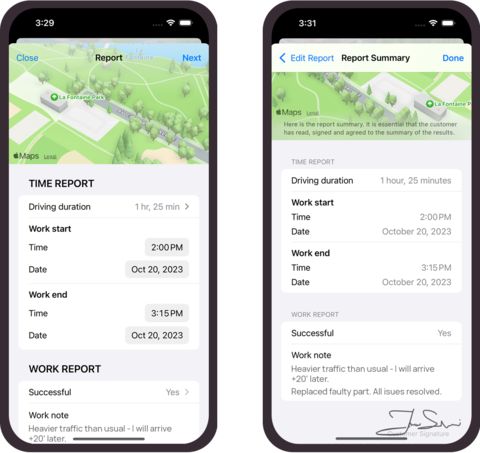Customer self-scheduling Customer self-scheduling