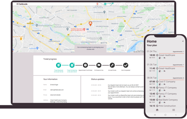 Preview of Fieldcode Field Service management software Preview of Fieldcode Field Service management software